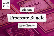 Ultimate Procreate Brush Bundle, a Brush Add-On by Littlefield Design (Thumbnail 1 of 16)