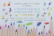 Magic Crayon SVG color font, a Handwritten Font by Ana's Fonts (Thumbnail 6 of 7)