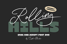 Rolling Hills - Font Duo