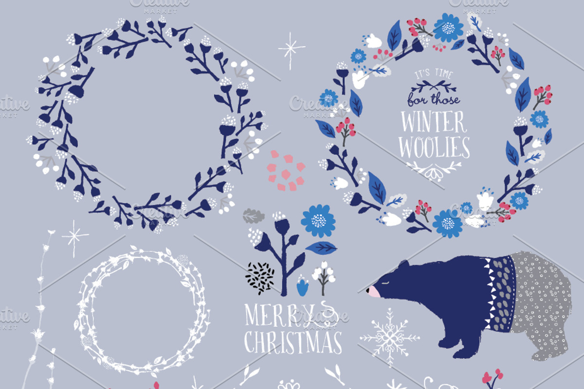 Winter Wonderland Designer's Toolkit, an Animal Illustration by Lisa Glanz (Photo 3 of 5)