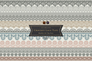 Lace Border Brushes & Clip Arts