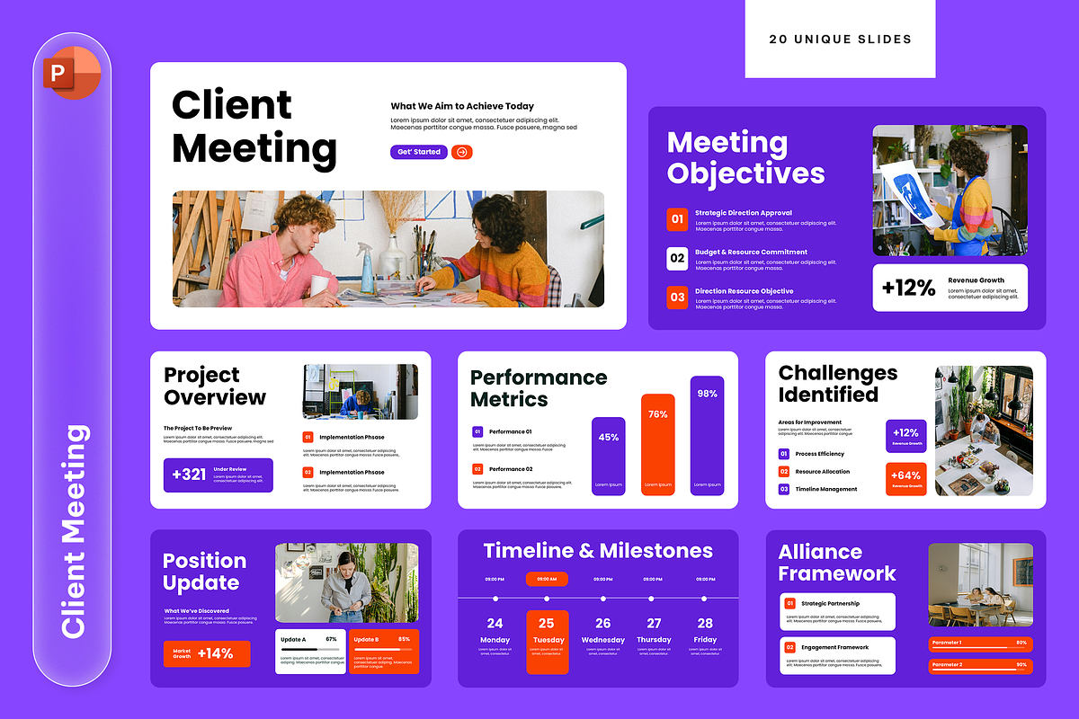 Client Meeting Powerpoint, a Presentation Template by Sixtemp (Photo 1 of 3)