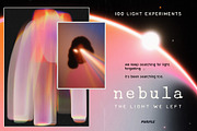 Nebula: 100 Light Experiments, a Background Graphic by Purple (Thumbnail 1 of 12)