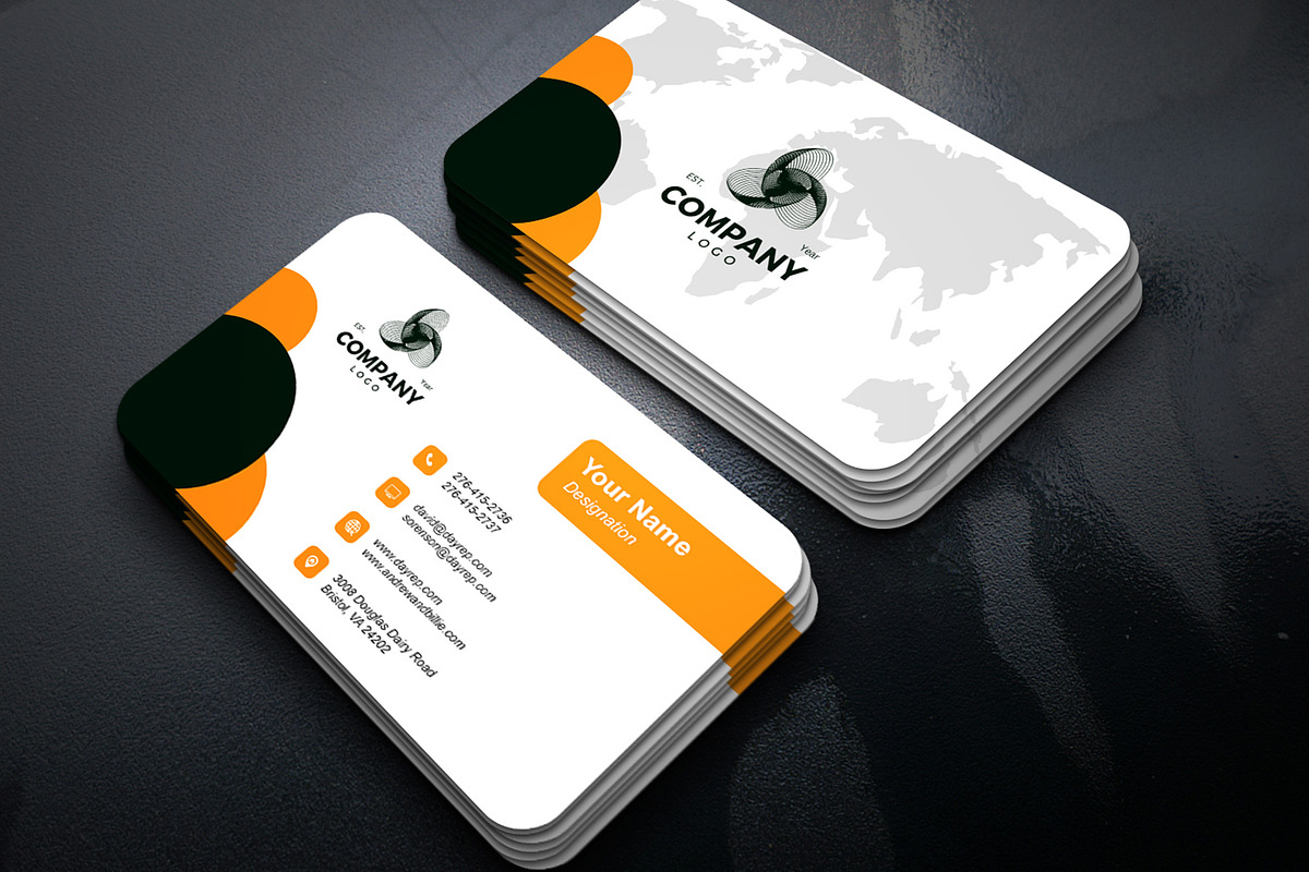 Executive Business Card Template - PSD