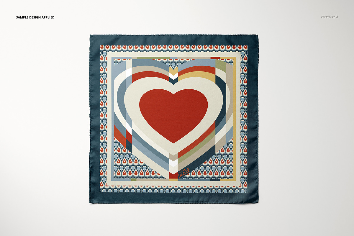 Pocket Square Mockup Set, a Product Mockup by creatsy5 (Photo 5 of 22)