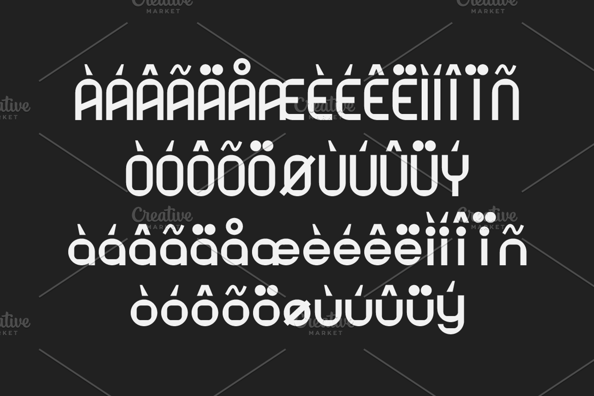 Troble Unique Sans Typeface, a Sans Serif Font by Artiveko (Photo 5 of 7)
