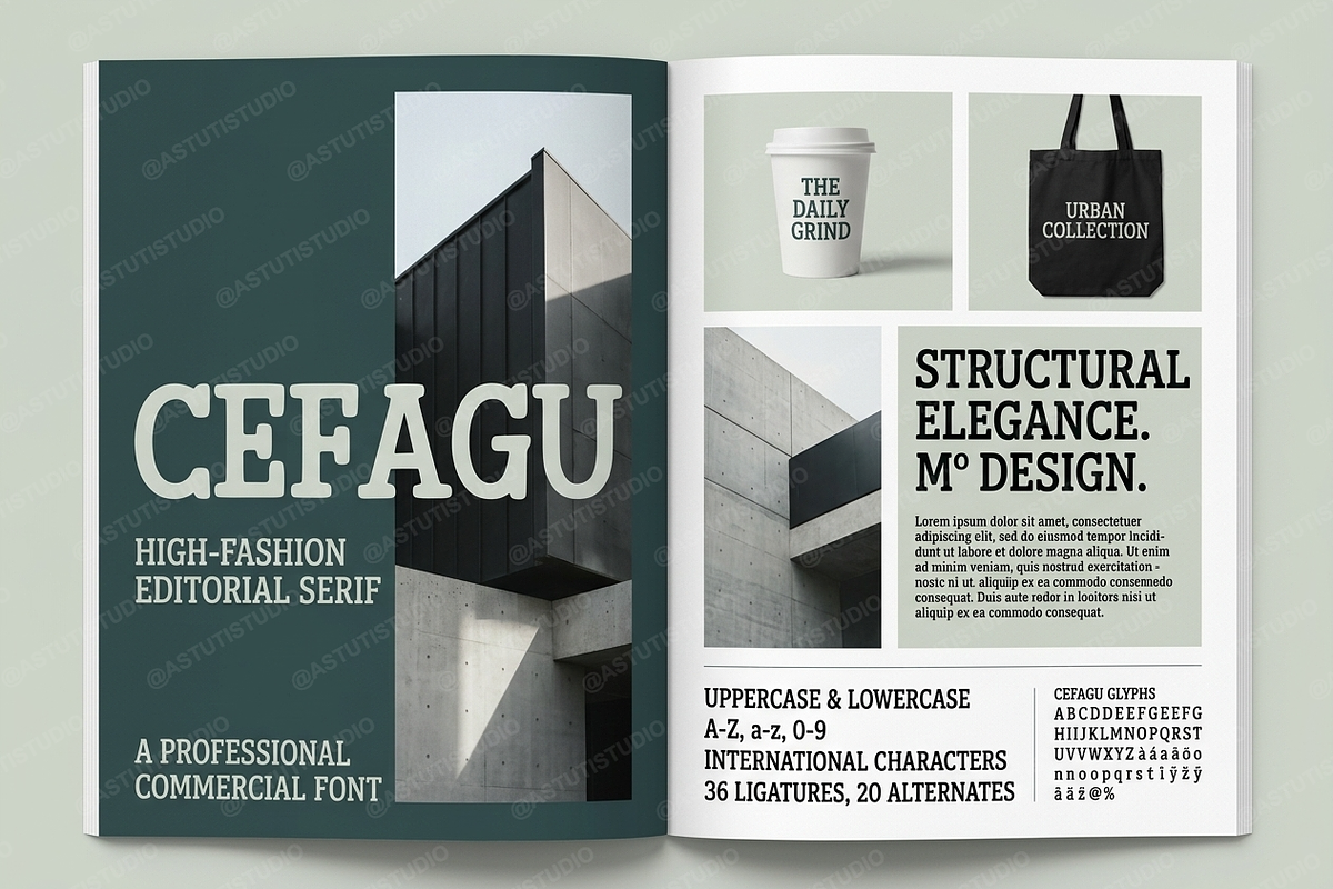 Cefagu | Modern Luxury Serif, a Serif Font by Astuti Studio (Photo 7 of 25)