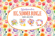 BIG WATERCOLOR BUNGLE, a Decorative Illustration by Anna Guz's Store (Thumbnail 1 of 9)