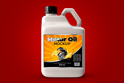 Bottle Motor Oil Mockup, a Mockup by rogeriomarcos (Thumbnail 1 of 7)