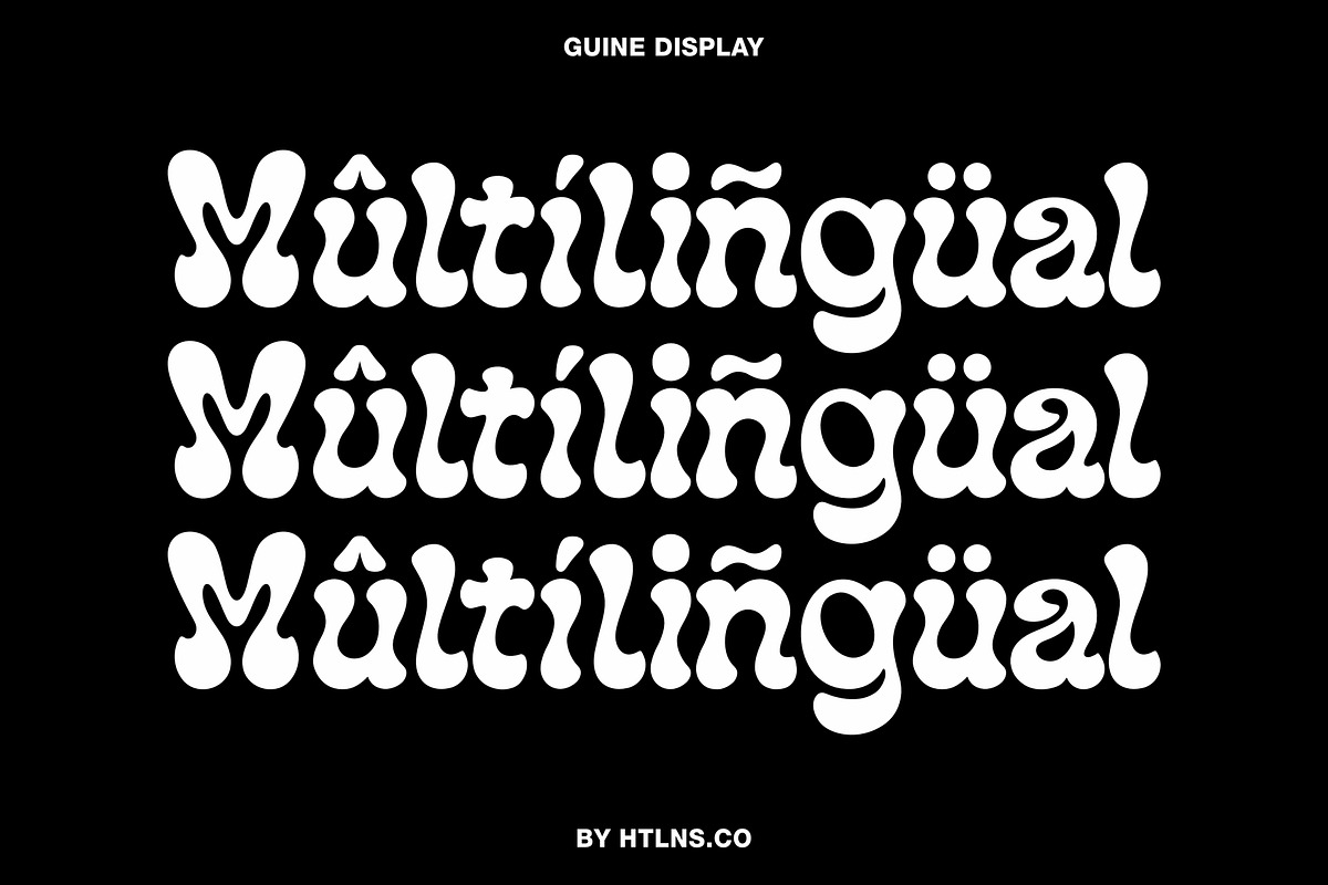 Guine Display, a Font by HTLNS.co (Photo 6 of 6)