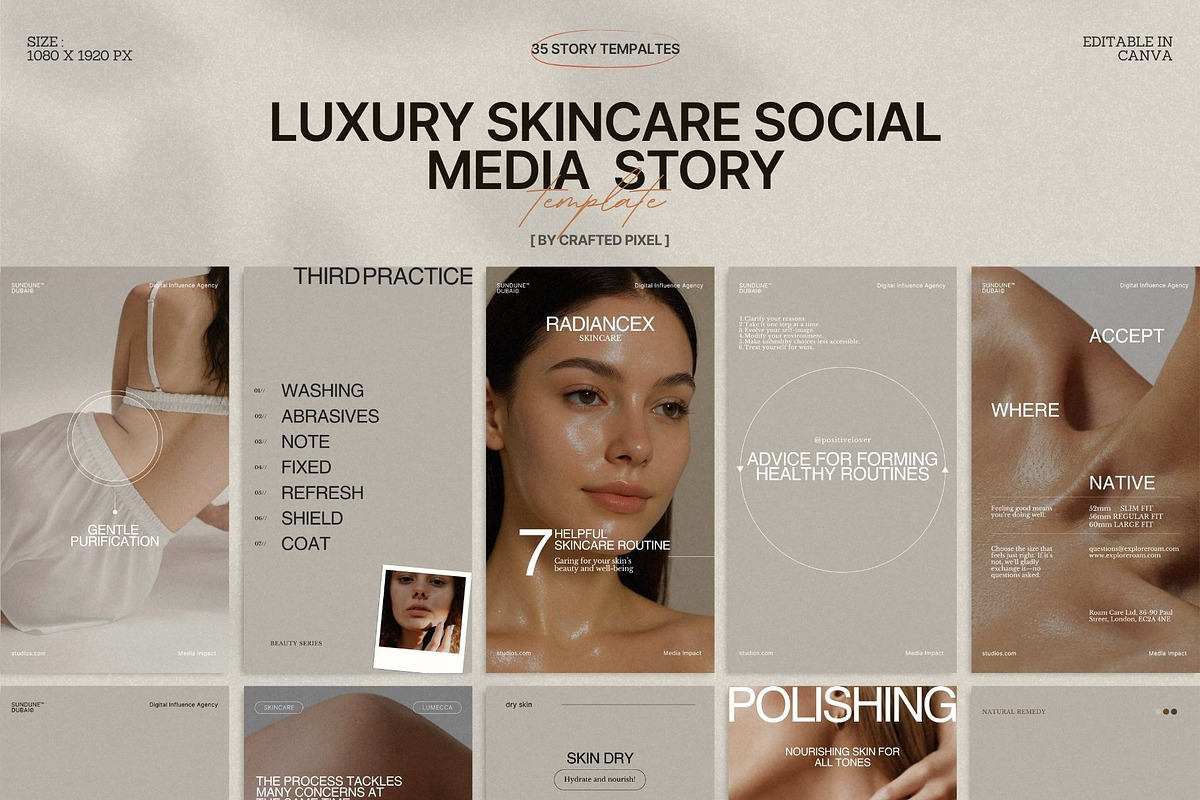 Skincare Stories for Instagram