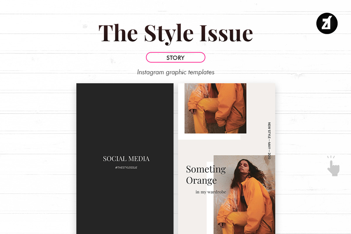 The style issue social media graphic, a Social Media Template by Chanut is industries (Photo 6 of 8)