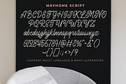 Mayhome Script, a Handwritten Font by Letterhend Studio (Thumbnail 9 of 9)