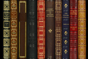 Antique Book Spines