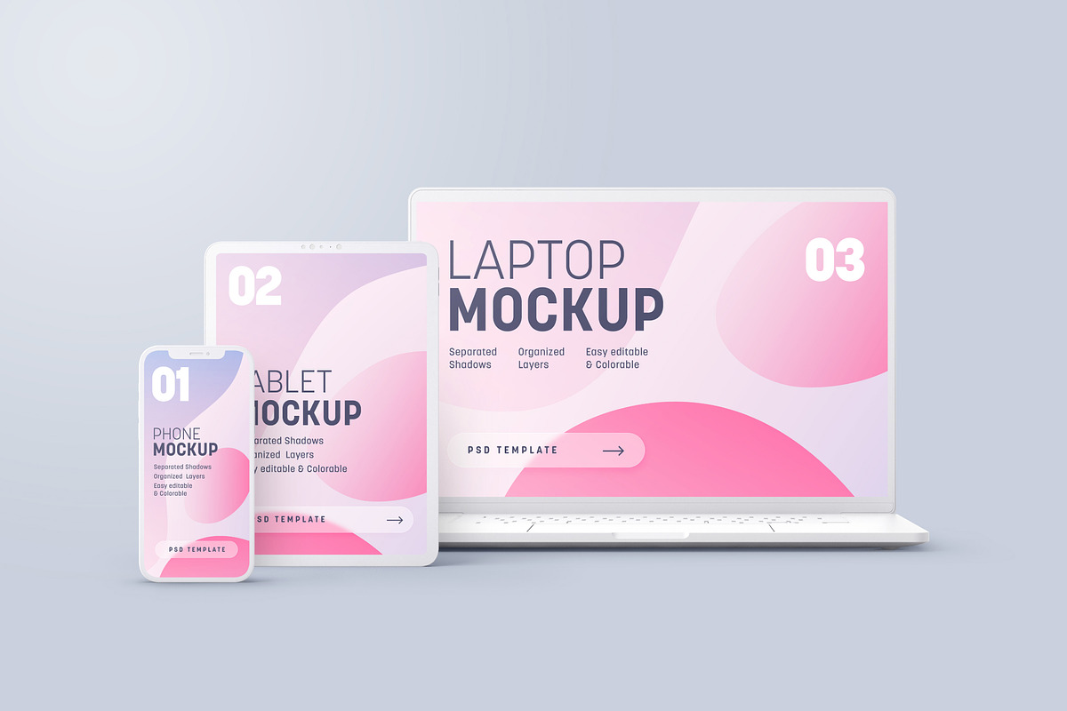 Multi Device Clay Mockup Set, an iPhone Mockup by Deeplab (Photo 24 of 30)