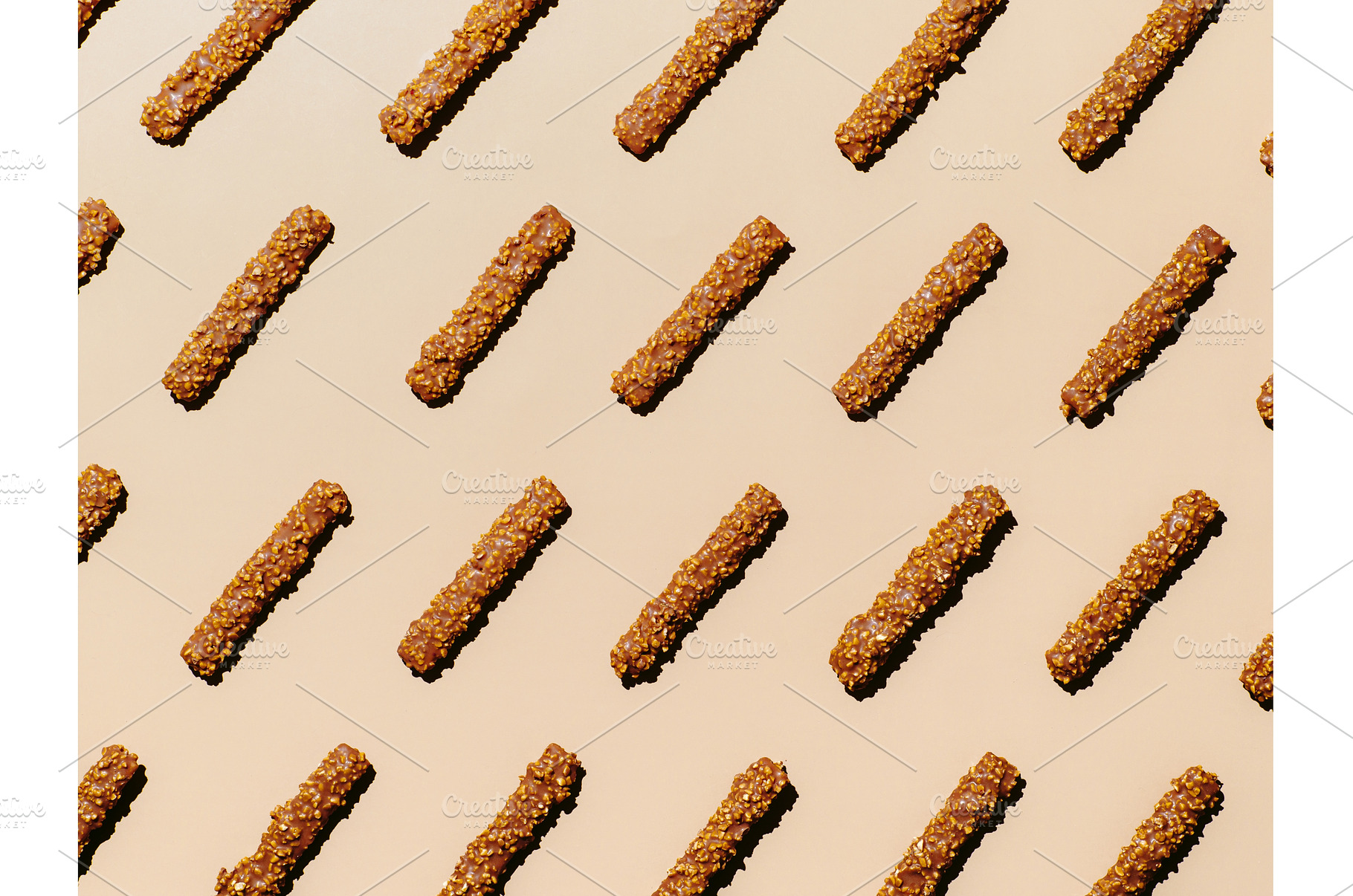 Chocolate candy with peanuts, a Food & Drink Photo by Fascinadora