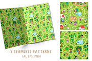 Easter egg hunt map creator, a Seasonal Illustration by Lexi Claus (Thumbnail 5 of 9)