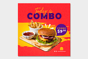 Social Media Fast Foods Template, a Social Media Template by rogeriomarcos (Thumbnail 3 of 11)