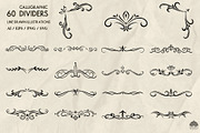Calligraphic Dividers + Procreate, a Decorative Illustration by Skliarova (Thumbnail 2 of 4)