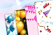 Happy Birthday Background, a Background Graphic by Digital Studio (Thumbnail 4 of 6)
