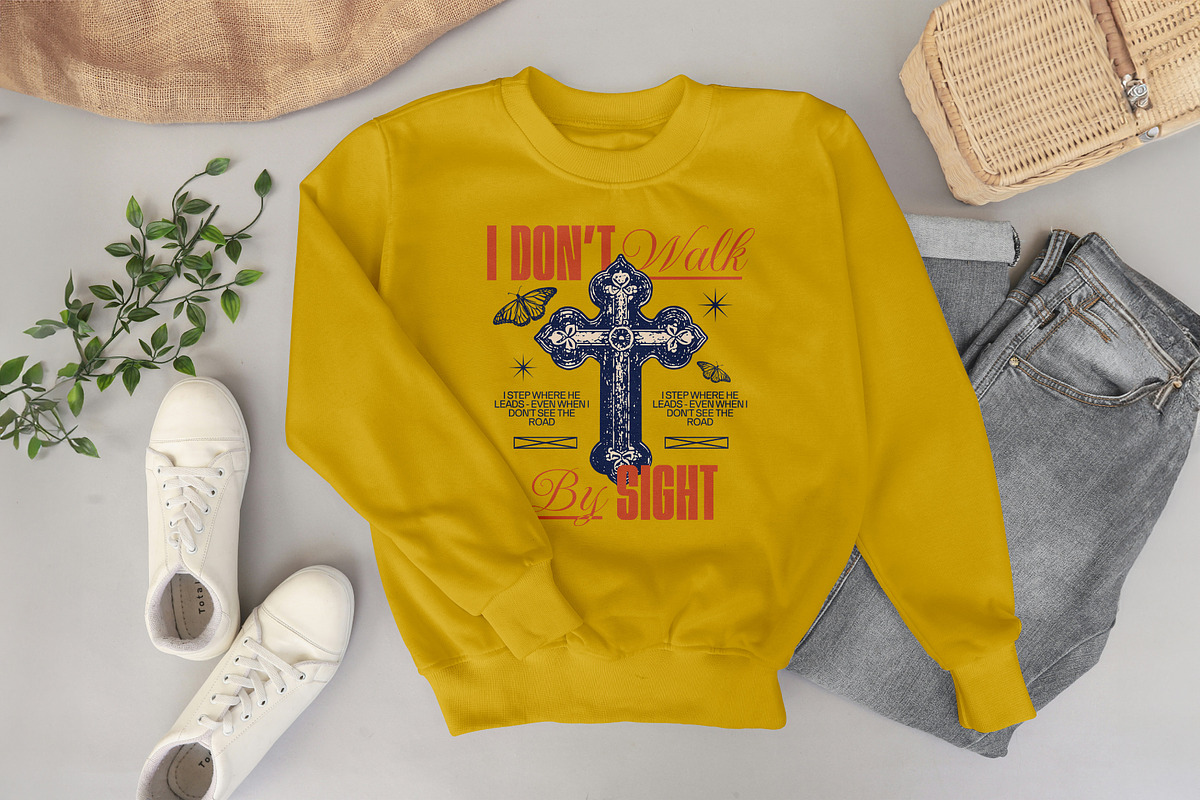 Faith Bible Verse Digital Design, a Graphic by Vector Portal (Photo 4 of 5)
