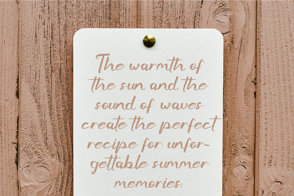 Dashing Twist - Modern Script, a Script Font by Indotype Foundry (Photo 10 of 10)