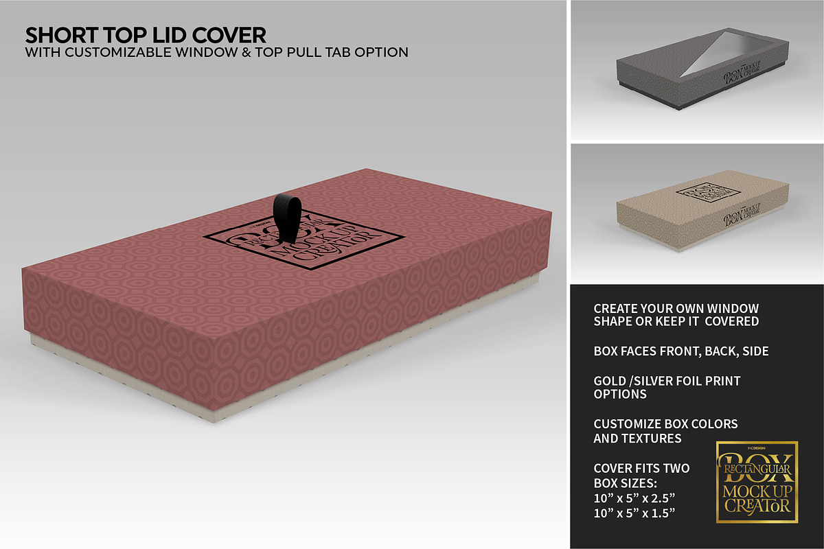 Rectangular Box Mock Up Creator, a Packaging Mockup by INCDesign (Photo 29 of 44)