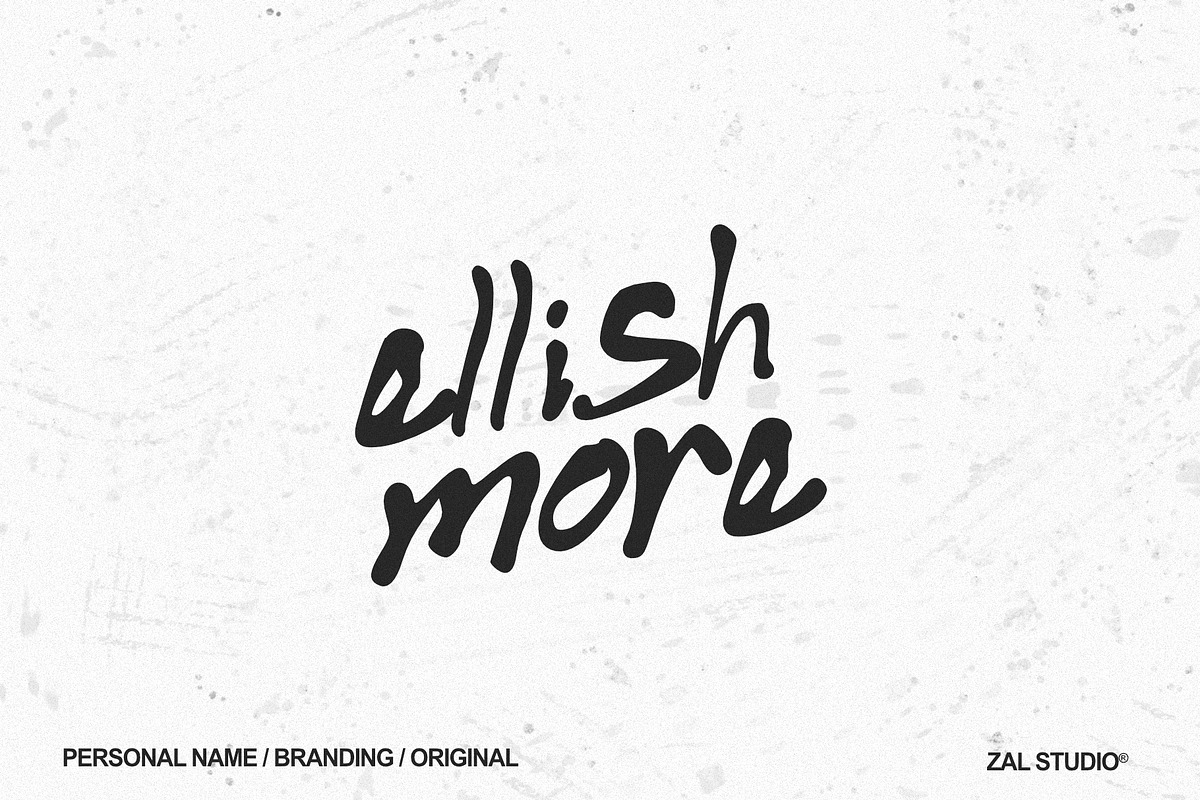 Personal Identity Handwritten Font, a Handwritten Font by ZAL STUDIO (Photo 2 of 4)