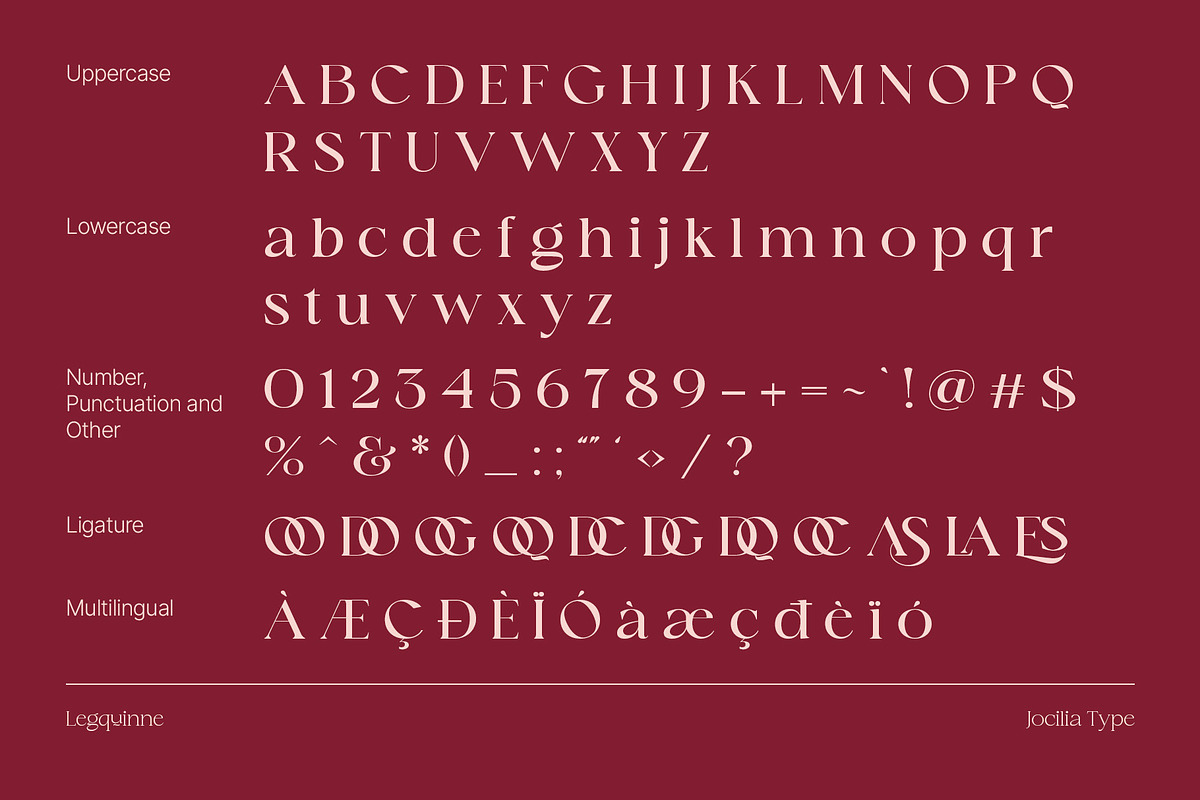 Legquinne 50% Off, a Font by Jolicia Type (Photo 11 of 13)