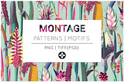 Montage, Luxury Patterns & Motifs, a Pattern Graphic by Pink Linen (Thumbnail 1 of 14)