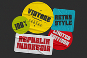 CRIMBO VINTAGE, a Symbol Font by ToniStudio (Thumbnail 3 of 10)
