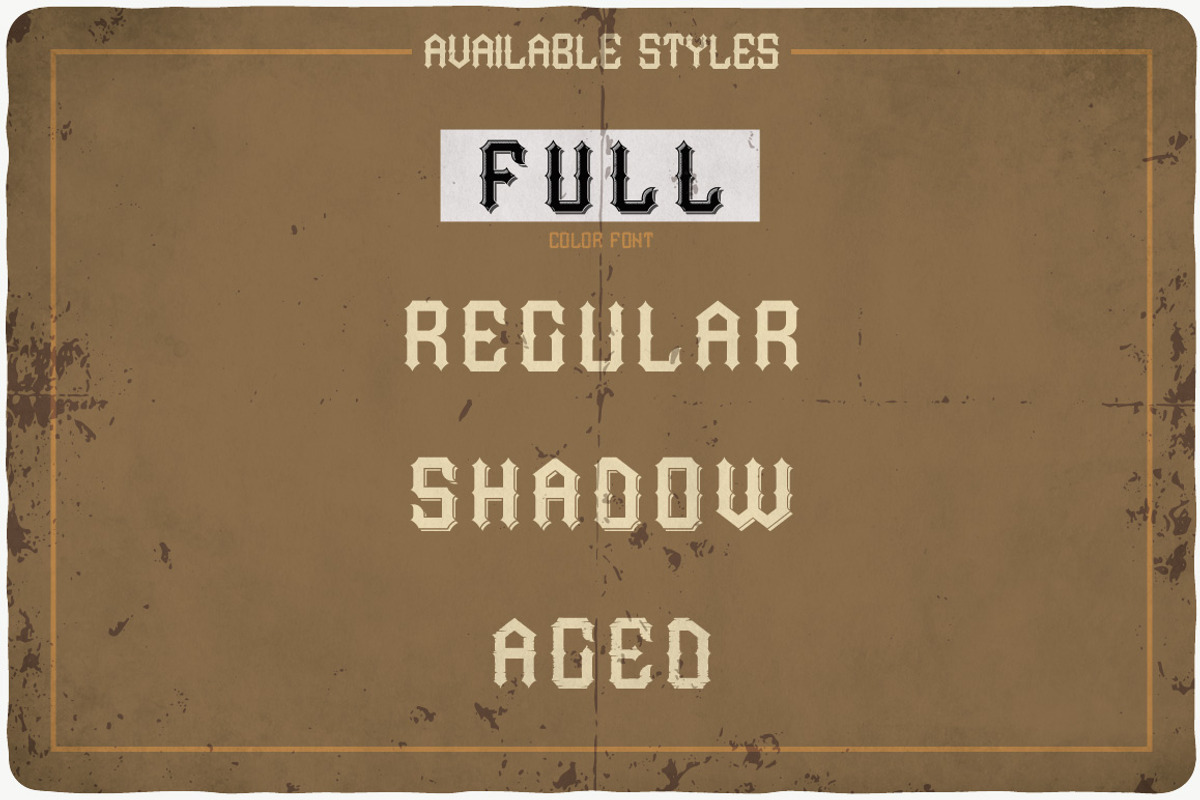 Wild Land typeface preview 5