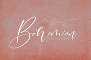 Bomtrys Script Font & Illustrations, a Script Font by CallMeStasia (Thumbnail 3 of 13)
