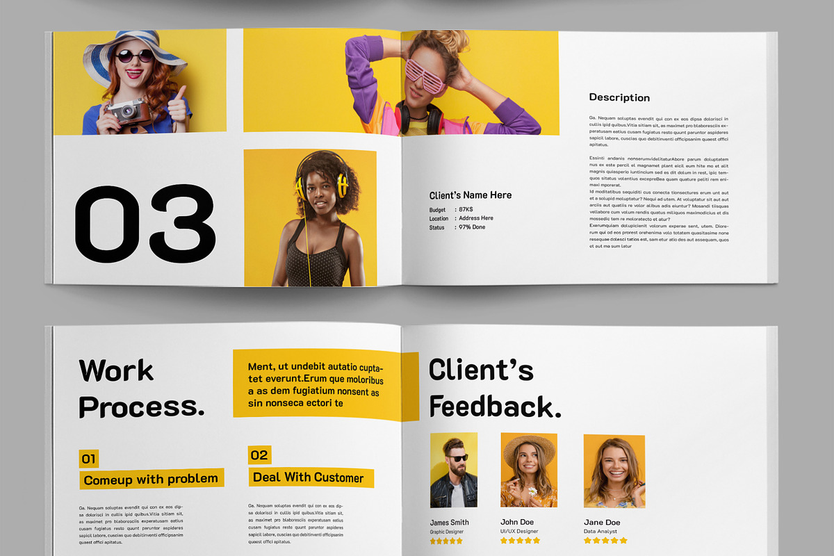 Minimal Portfolio Book, a Magazine Template by ContestDesign (Photo 5 of 5)