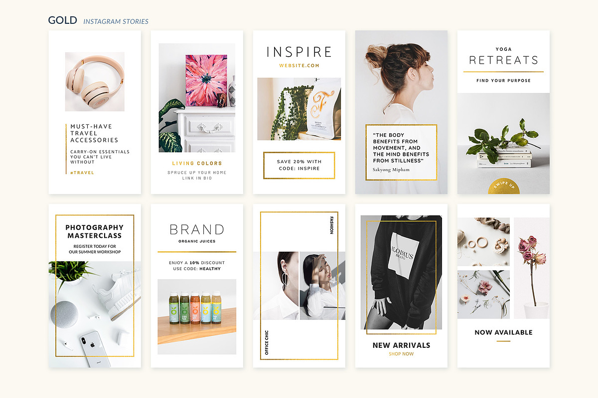 CANVA & PS Complete Instagram Bundle, a Social Media Template by Poego Social (Photo 25 of 52)