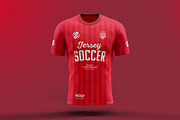 Soccer T-shirt Mock-up, a Shirt Mockup by zippypixelstudio (Thumbnail 5 of 8)