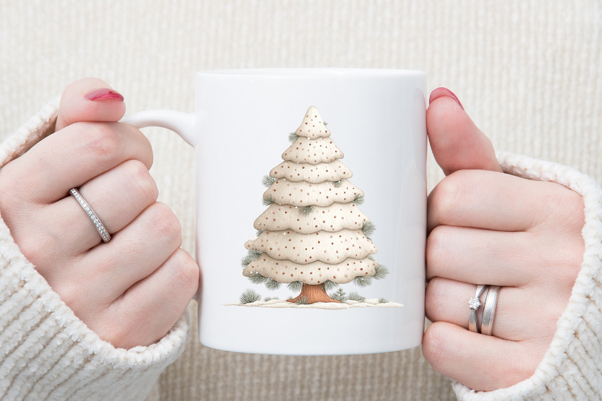 Cozy White Christmas Clipart Set, an Illustration by Sublimation Artist (Photo 5 of 6)