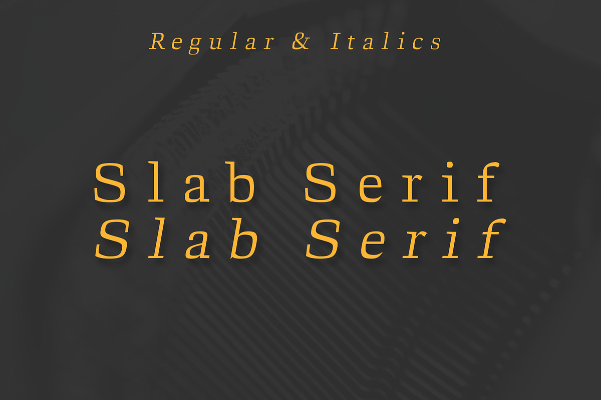 ARCHIBALD: A Classic Slab Serif preview 2