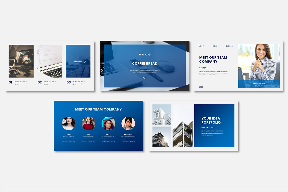 Legacy Business Powerpoint Template, a Presentation Template by Fortyone