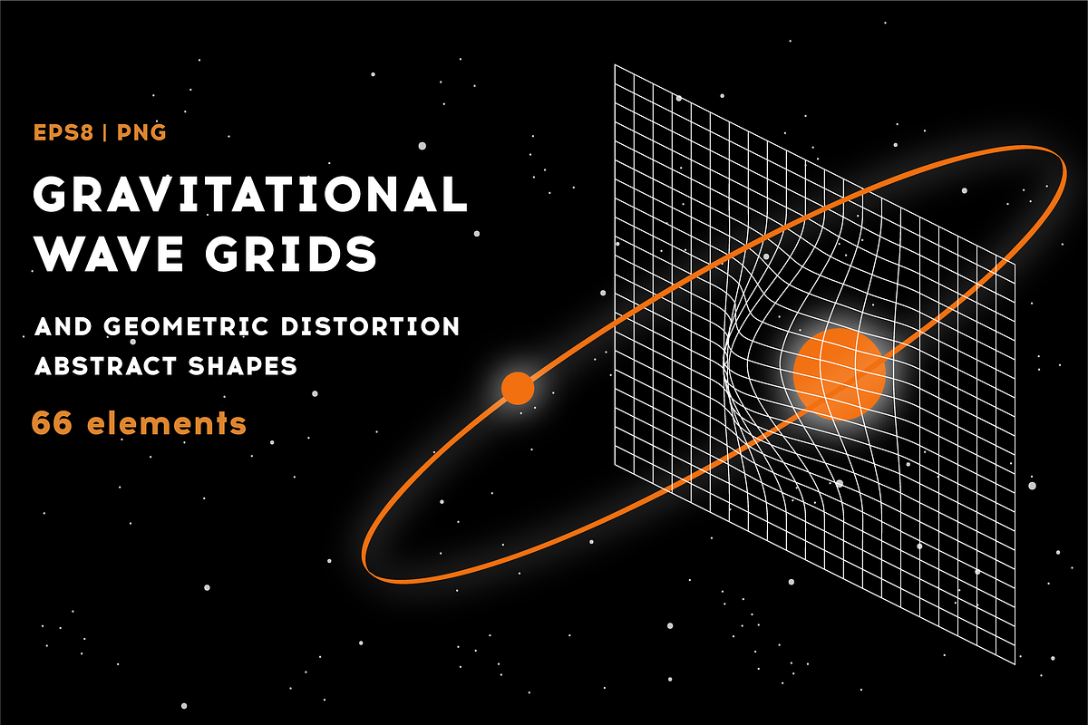 Geometric distortion abstract shapes, a Technology Illustration by Ugokki