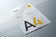 A4 Paper Flyer Mockup, an Advertising Mockup by Templeste (Thumbnail 1 of 3)
