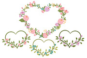 Garden Party Flower Heart Clipart, an Illustration by Amanda Ilkov (Thumbnail 3 of 5)