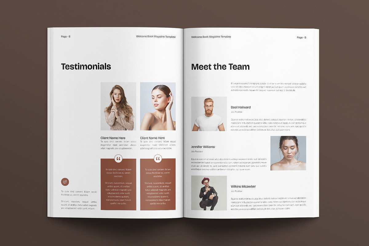 Welcome Book Magazine Template, a Magazine Template by E-Type (Photo 4 of 7)