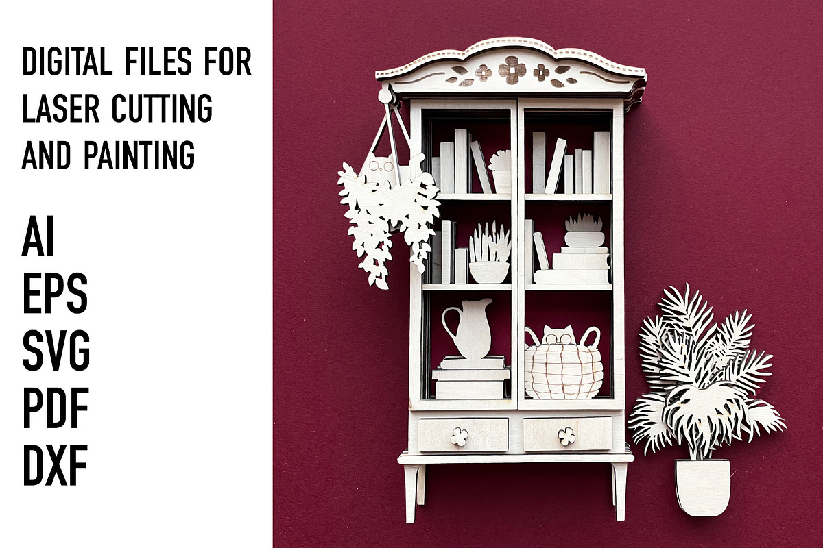 Bookcase, an Object Graphic by HelloWood (Photo 2 of 4)
