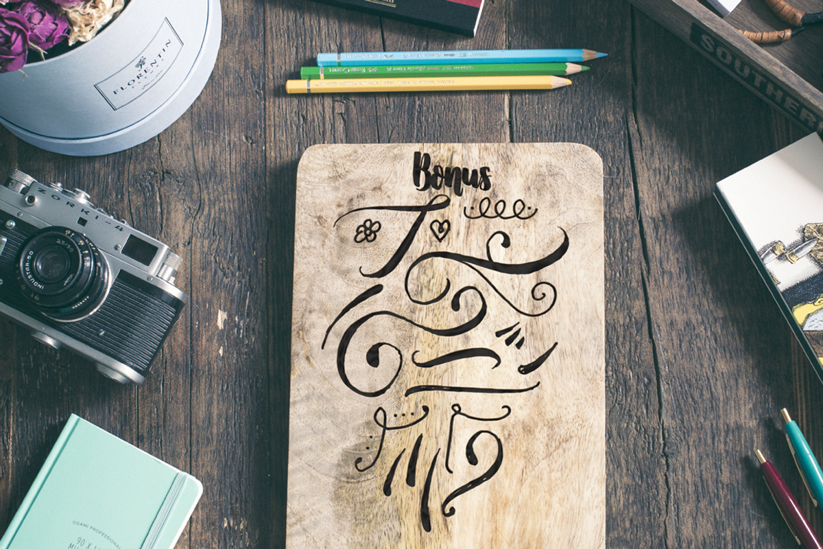 The Vissal script brush logo font preview 5