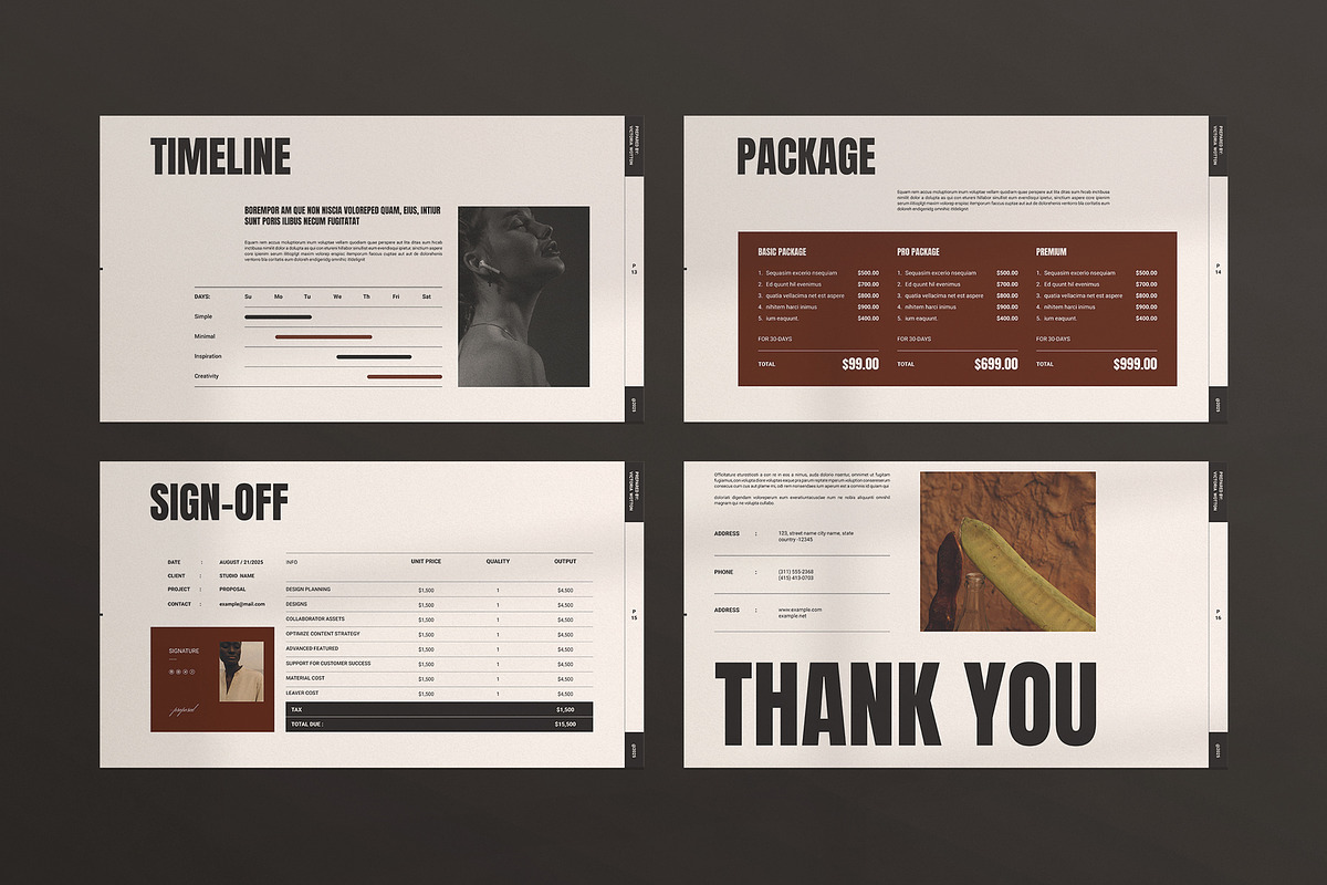 Proposal Presentation Template, a Presentation Template by E-Type (Photo 7 of 7)