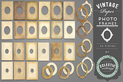 Vintage Paper Photo Frames preview 5