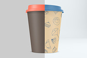Coffee cup mockup. PSD mockup., a Cups & Container Mockup by NatalyaZelenova (Thumbnail 3 of 5)