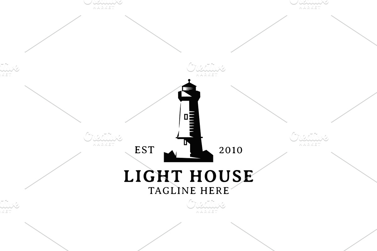 Lighthouse Harbor Logo Design, a Branding & Logo Template by AlvinStd