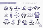 Mystical Hand Drawn Bundle 4 in 1, an Object Graphic by Alena Koval (Thumbnail 9 of 18)